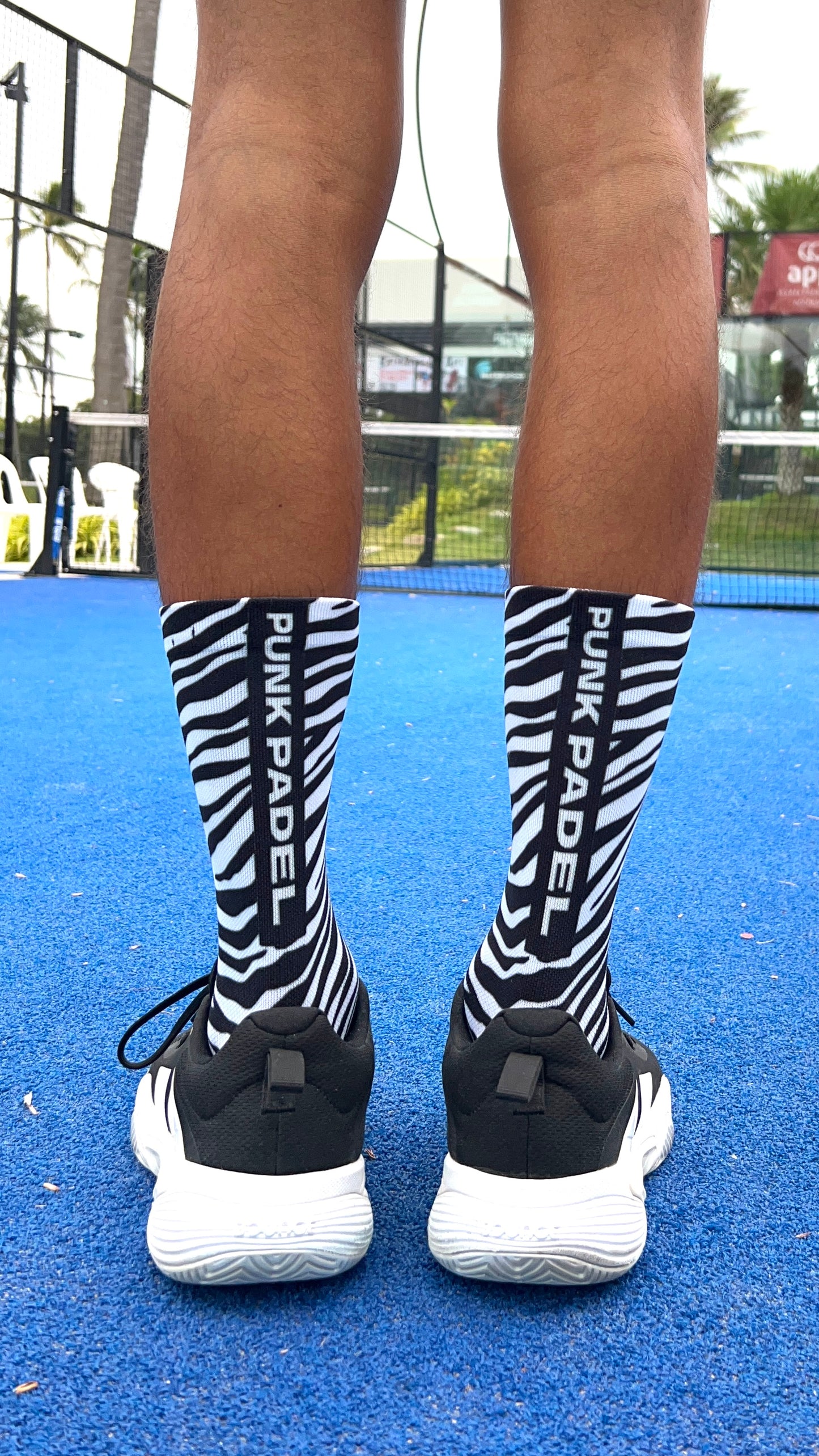 PADEL SOCKS "Go Wild"/ZEBRA