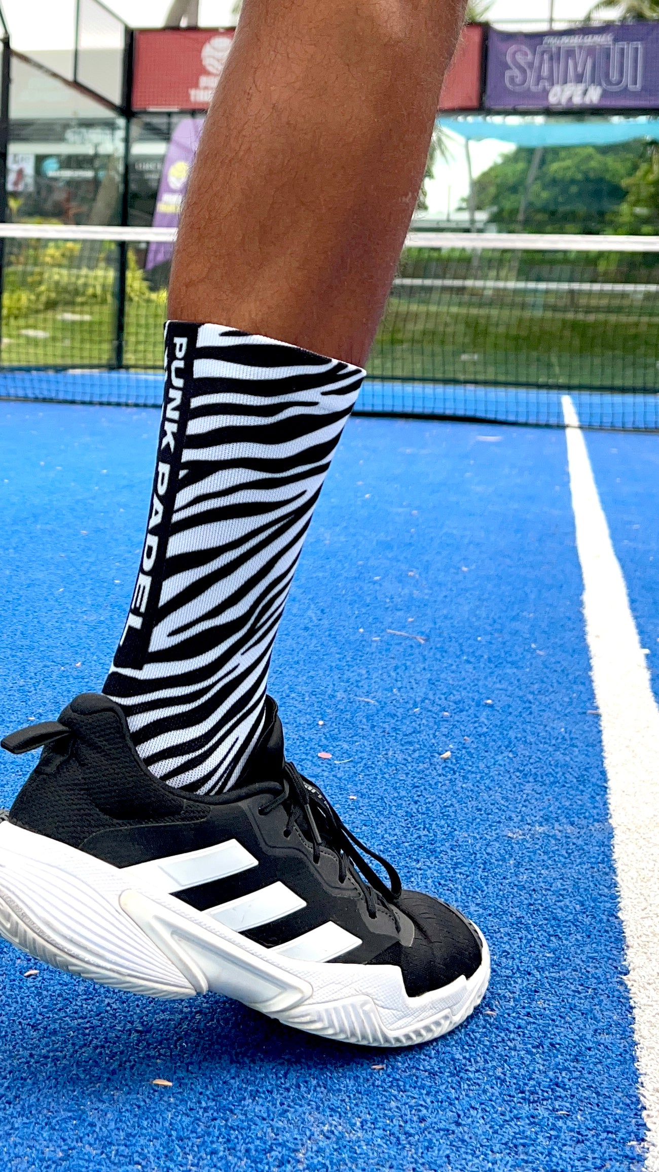 PADEL SOCKS "Go Wild"/ZEBRA