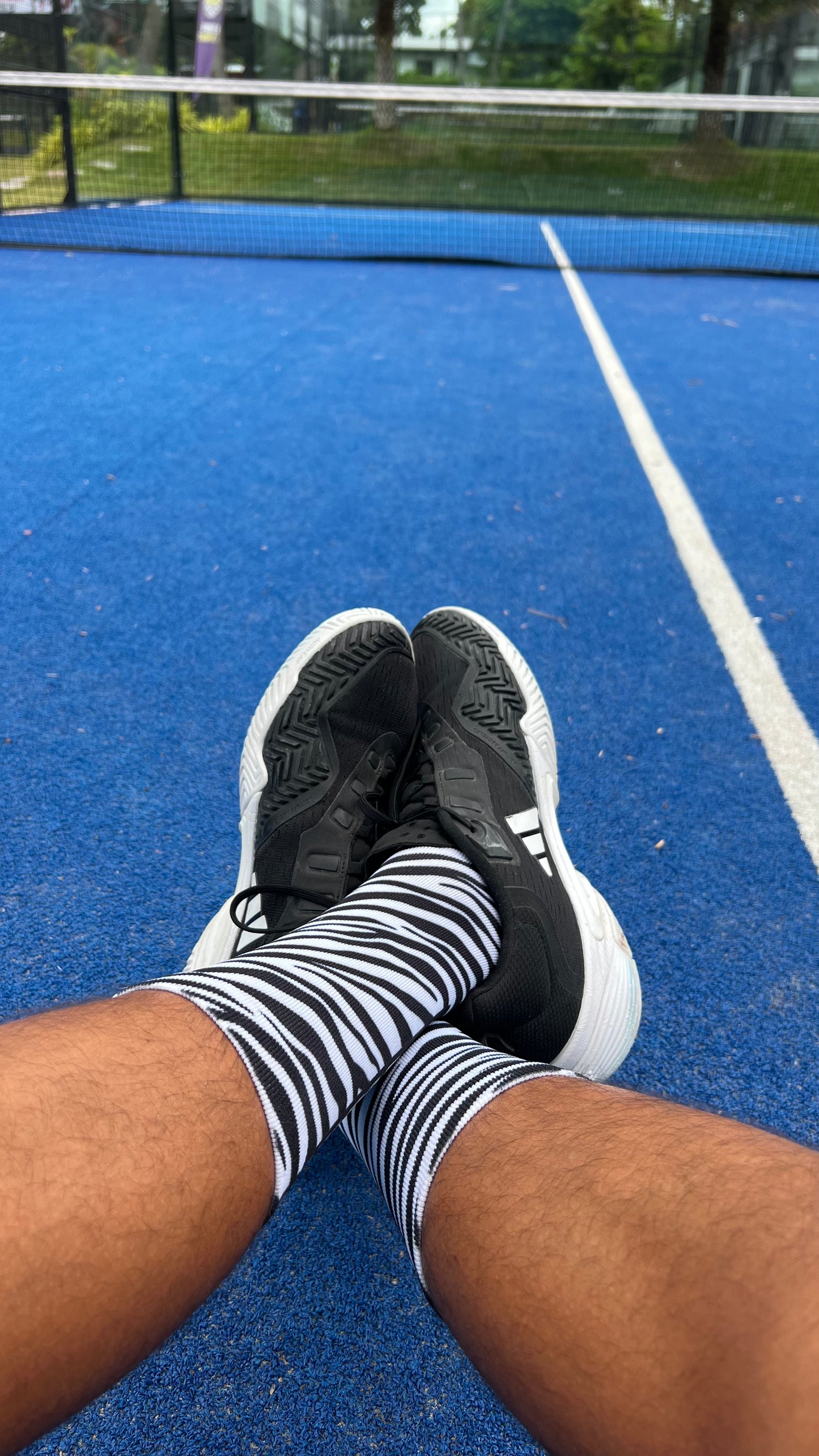 PADEL SOCKS "Go Wild"/ZEBRA