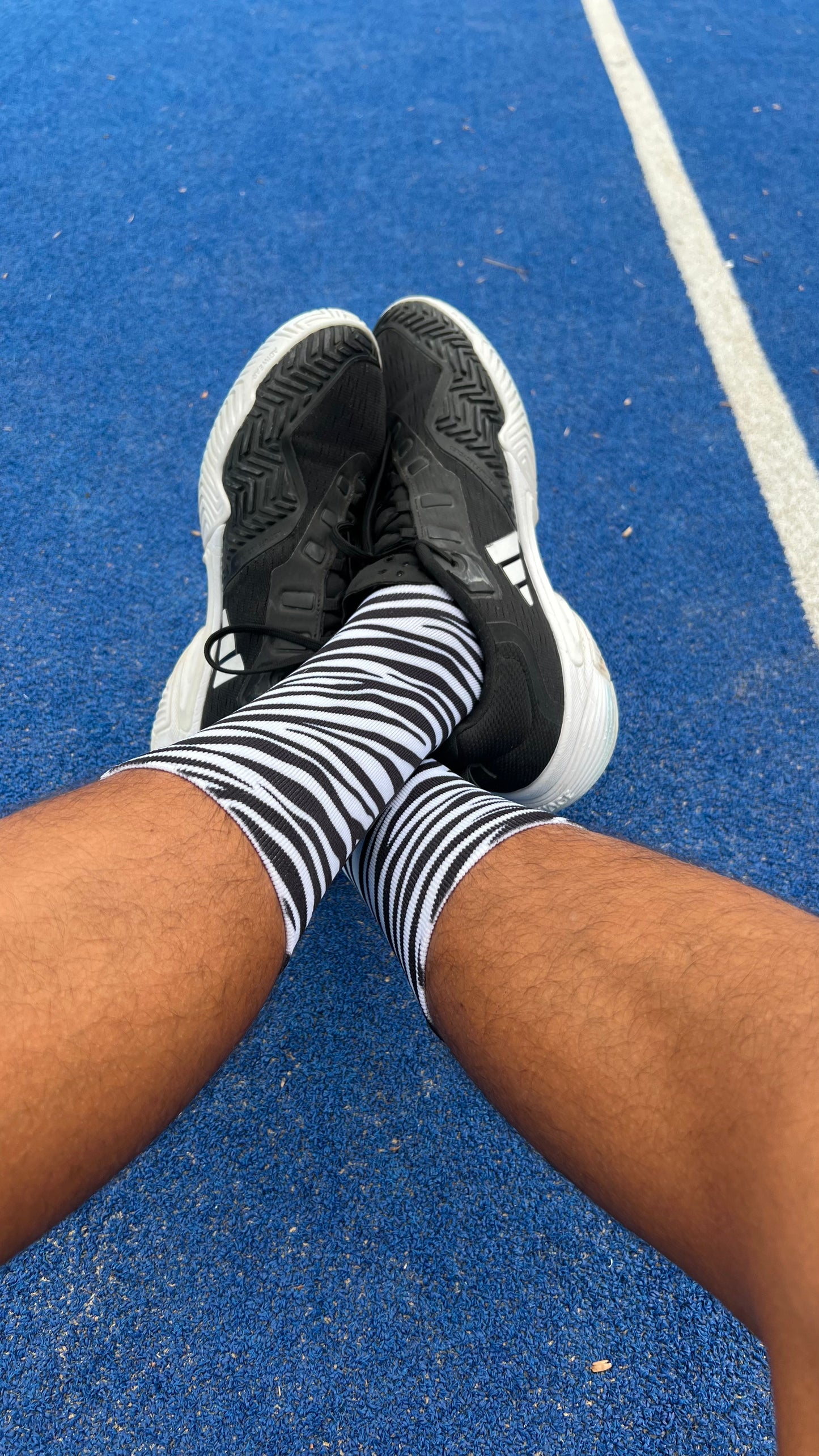 PADEL SOCKS "Go Wild"/ZEBRA
