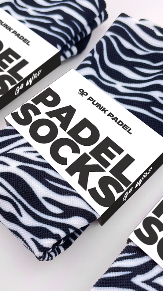 Padel socks Go Wild Zebra